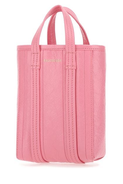 Pink leather mini Barbes handbag