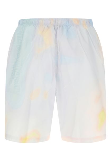 Printed polyester Fendi Earth swimming shorts