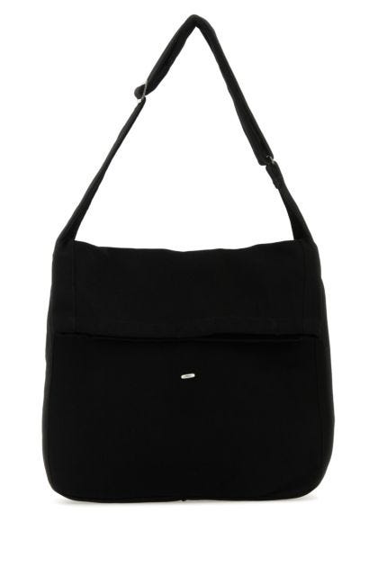 Black fabric shoulder bag