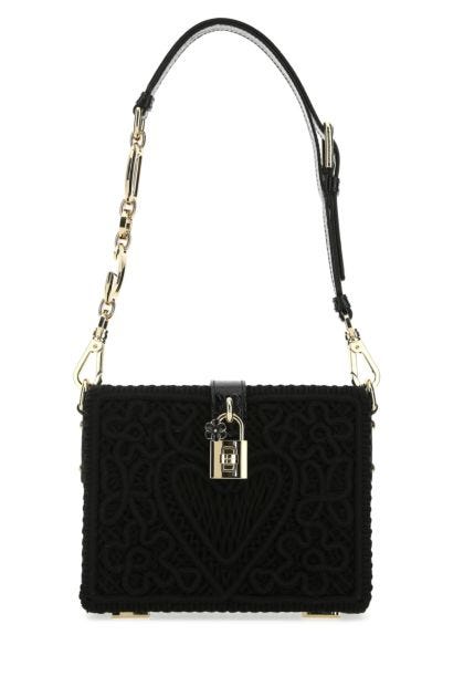 Black lace Dolce Box handbag 