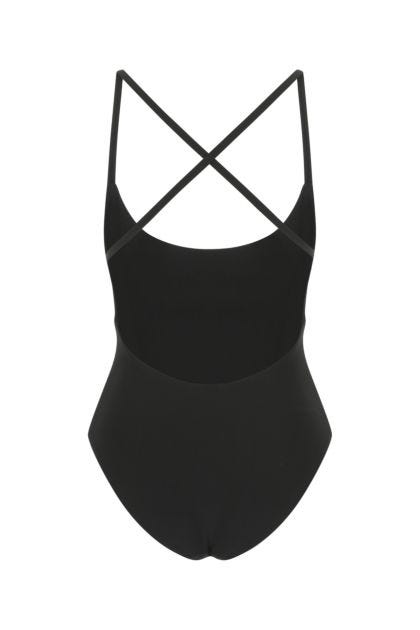 Black stretch lycra Uno swimsuit 