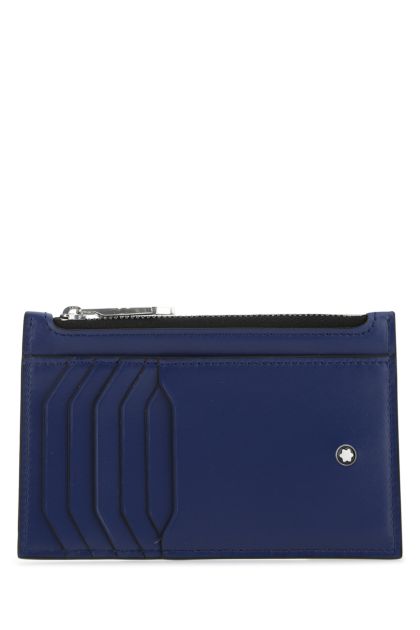 Blue leather wallet 