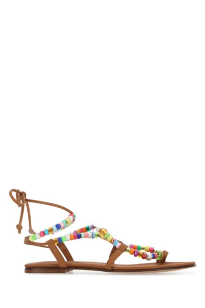 Embellished synthetic leather Alegria sandals
