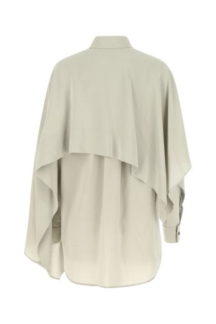 Light grey silk blouse