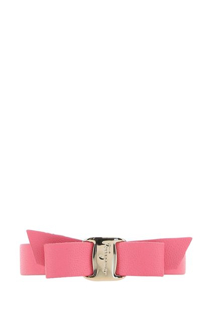 Pink leather Vara bracelet