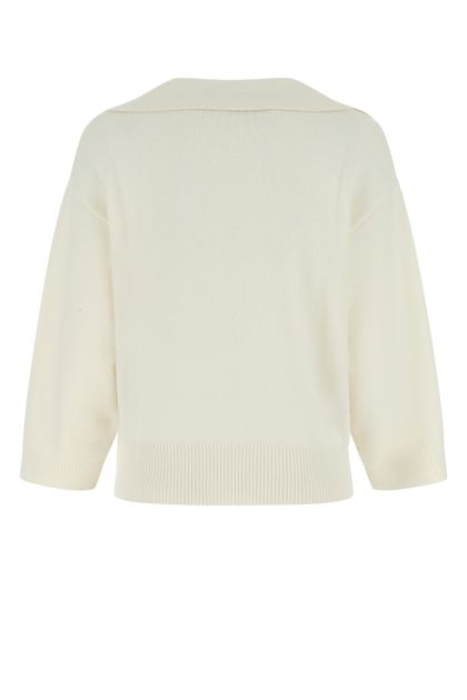 Ivory cashmere oversize sweater 