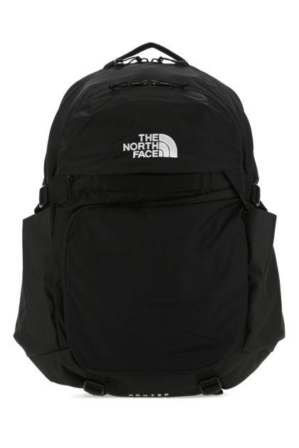 Black nylon Router backpack 