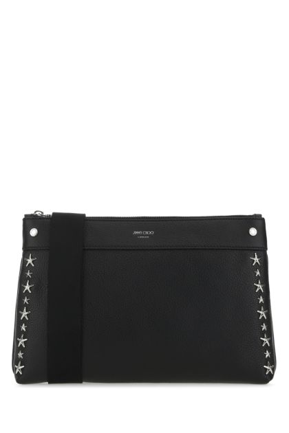 Black leather Kimi-N crossbody bag