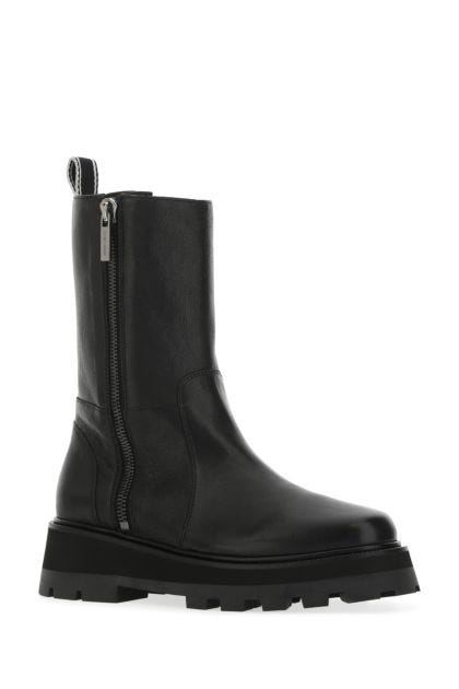 Black nappa leather Bayu ankle boots