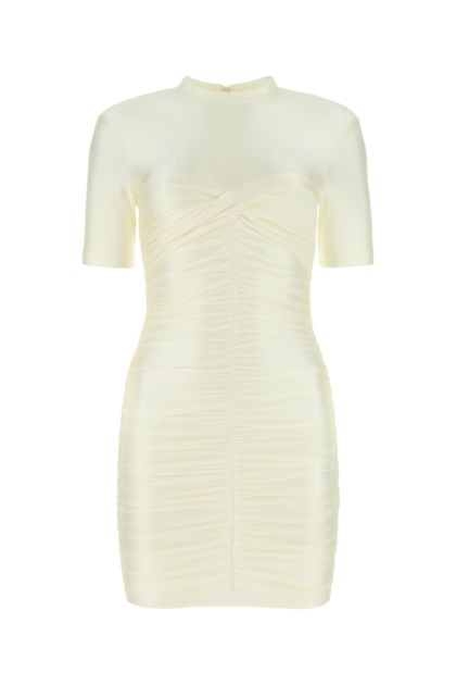 Ivory stretch nylon mini dress 