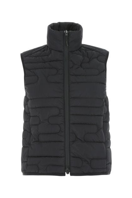 Black nylon Classic Liner sleeveless jacket