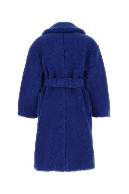 Blue polyester coat