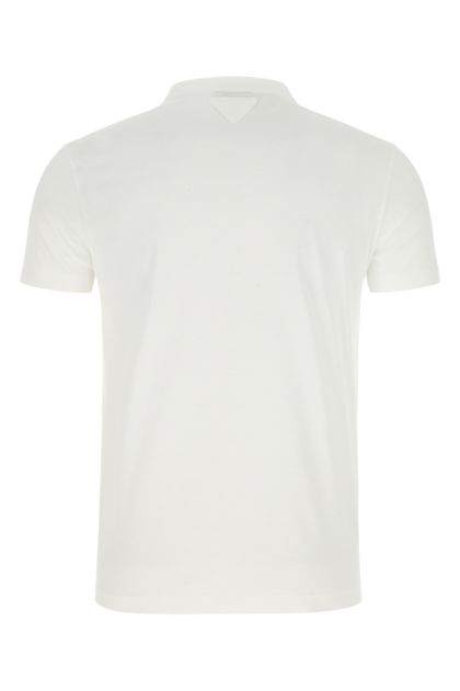 White cotton t-shirt set 