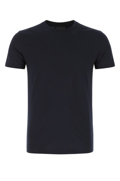 Midnight blue cotton t-shirt set 