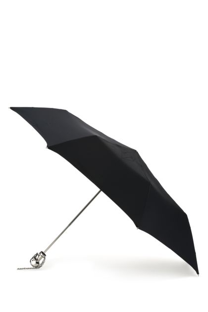 Black nylon umbrella 
