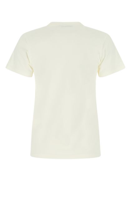 Ivory cotton t-shirt