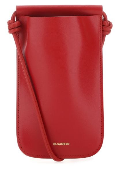 Red leather phone case 