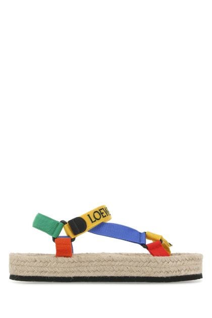 Multicolor nylon Paula's Ibiza Strappy sandals