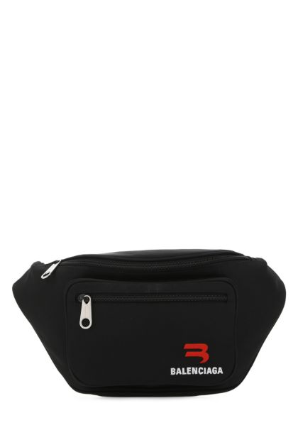 Black nylon medium Explorer belt bag