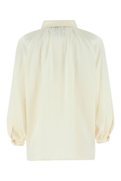 Ivory satin Nice blouse 
