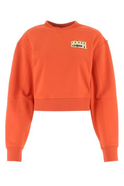 Orange cotton Fred sweatshirt 