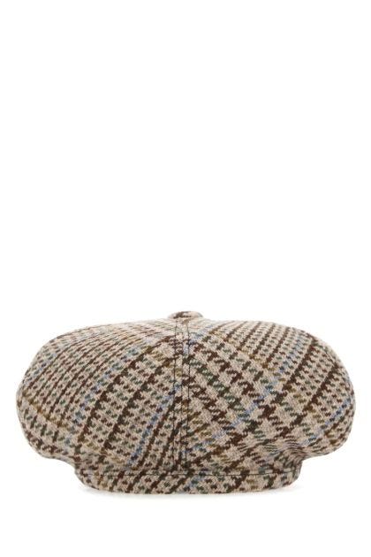 Embroidered wool hat