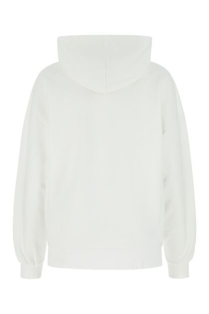 White cotton oversize sweatshirt 
