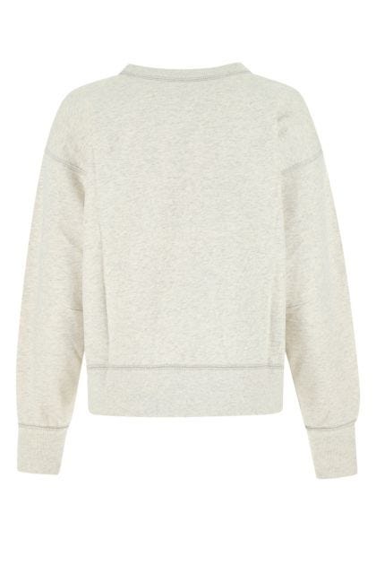 Melange grey cotton blend Mobyli sweatshirt