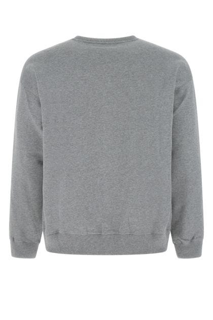Melange grey cotton sweatshirt