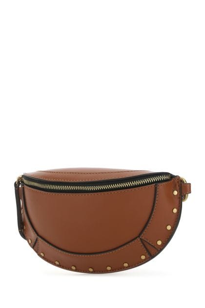 Brown leather mini Skano shoulder bag 