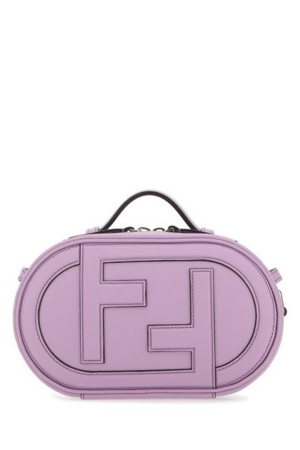Lilac leather Mini Camera Case O'Lock handbag 