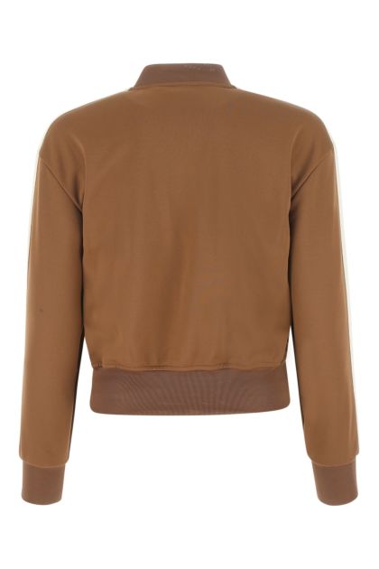 Brown polyester sweatshirt 