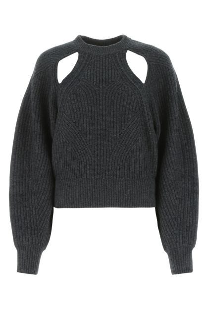 Graphite wool blend Palma sweater 