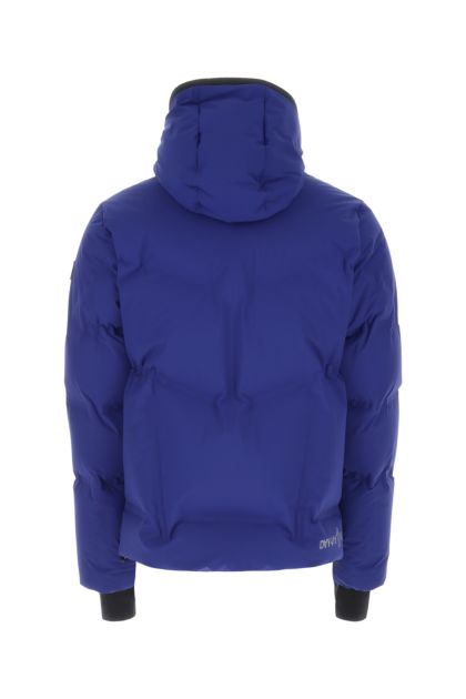 Blue stretch nylon Arcesaz down jacket 