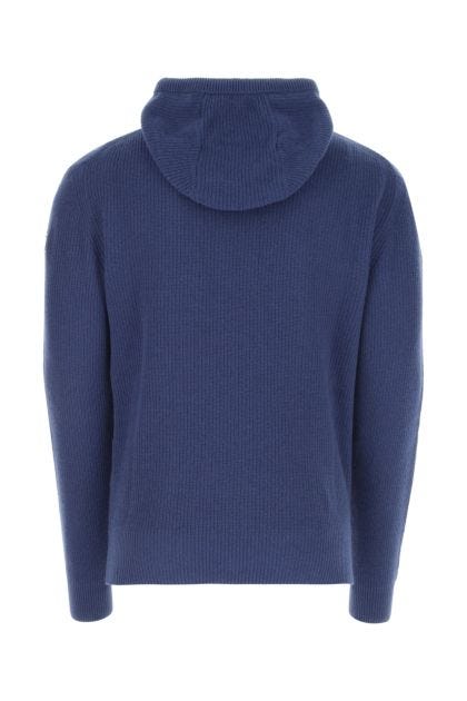 Blue wool blend sweater