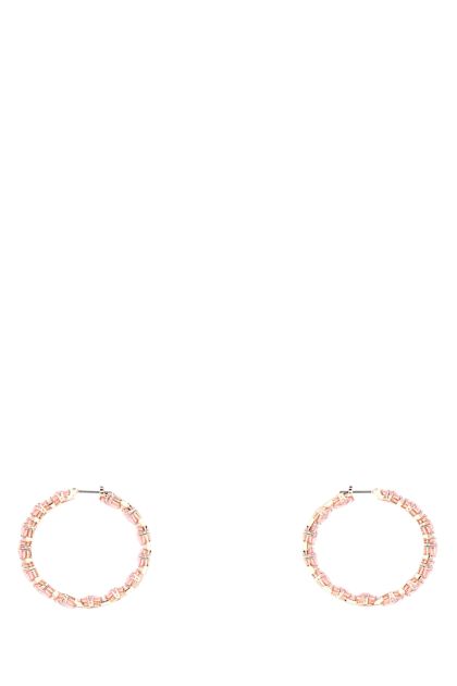 Pink gold metal Ortyx earrings 