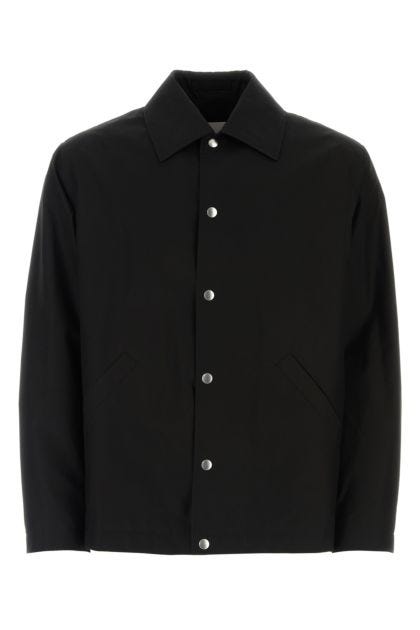 Black poplin jacket