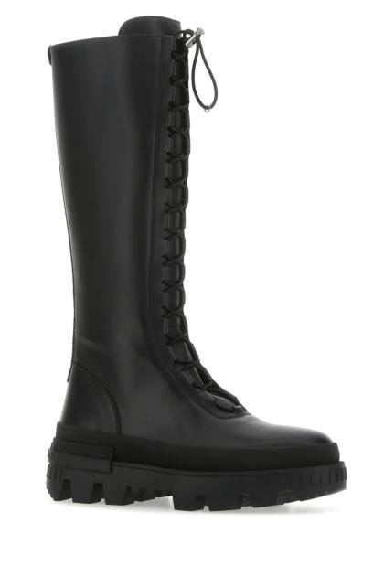 Black leather Vail High boots