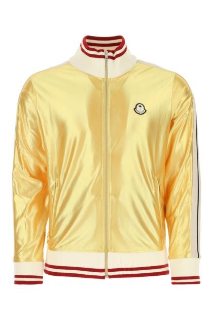 Gold polyester 8 Moncler Palm Angels sweatshirt