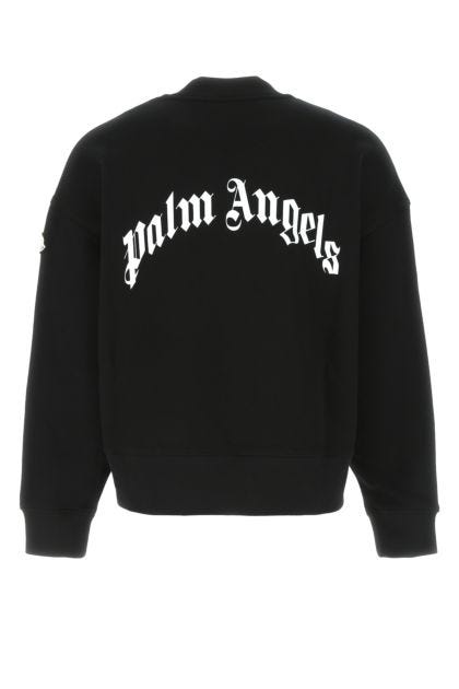 Black 8 Moncler Palm Angels oversize sweatshirt