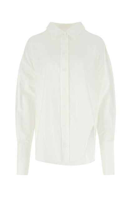 White poplin oversize Diana shirt 
