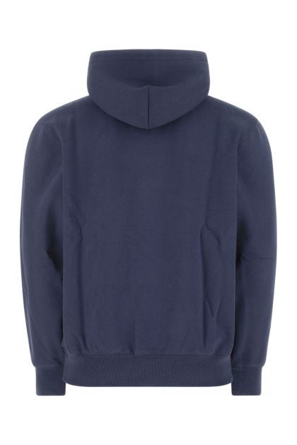 Blue cotton blend Hooded Carhartt Sweatshirt