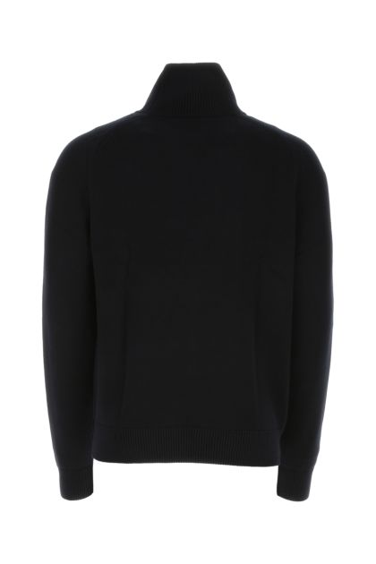 Black wool and cotton Tempest sweater