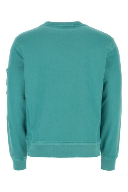 Sea green cotton sweatshirt 