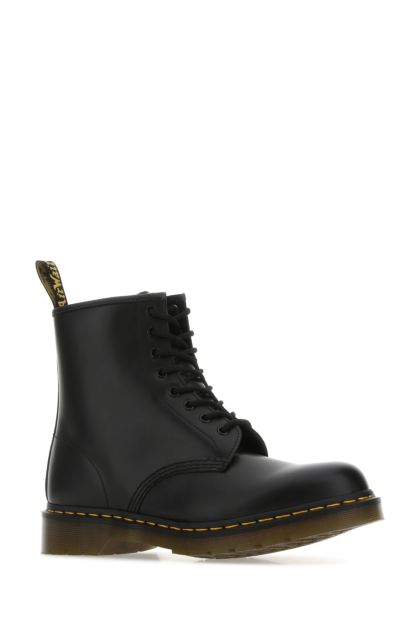 Black leather 1460 ankle boots