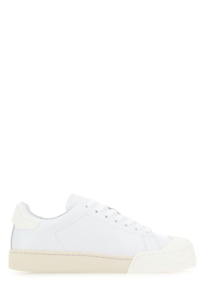 White leather Dada Bumper sneakers