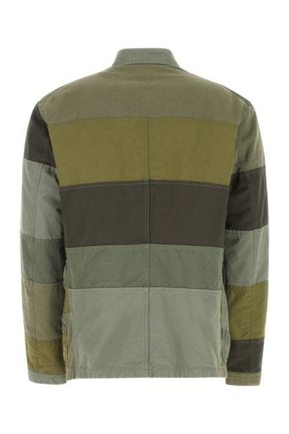 Multicolor cotton padded jacket 