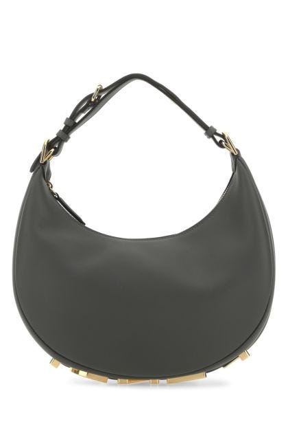 Graphite leather small Fendigraphy handbag