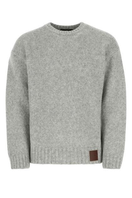 Grey alpaca blend sweater 