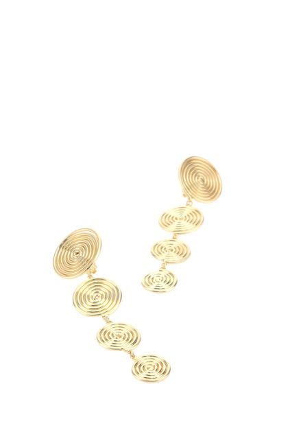 Gold metal Zelma earrings 